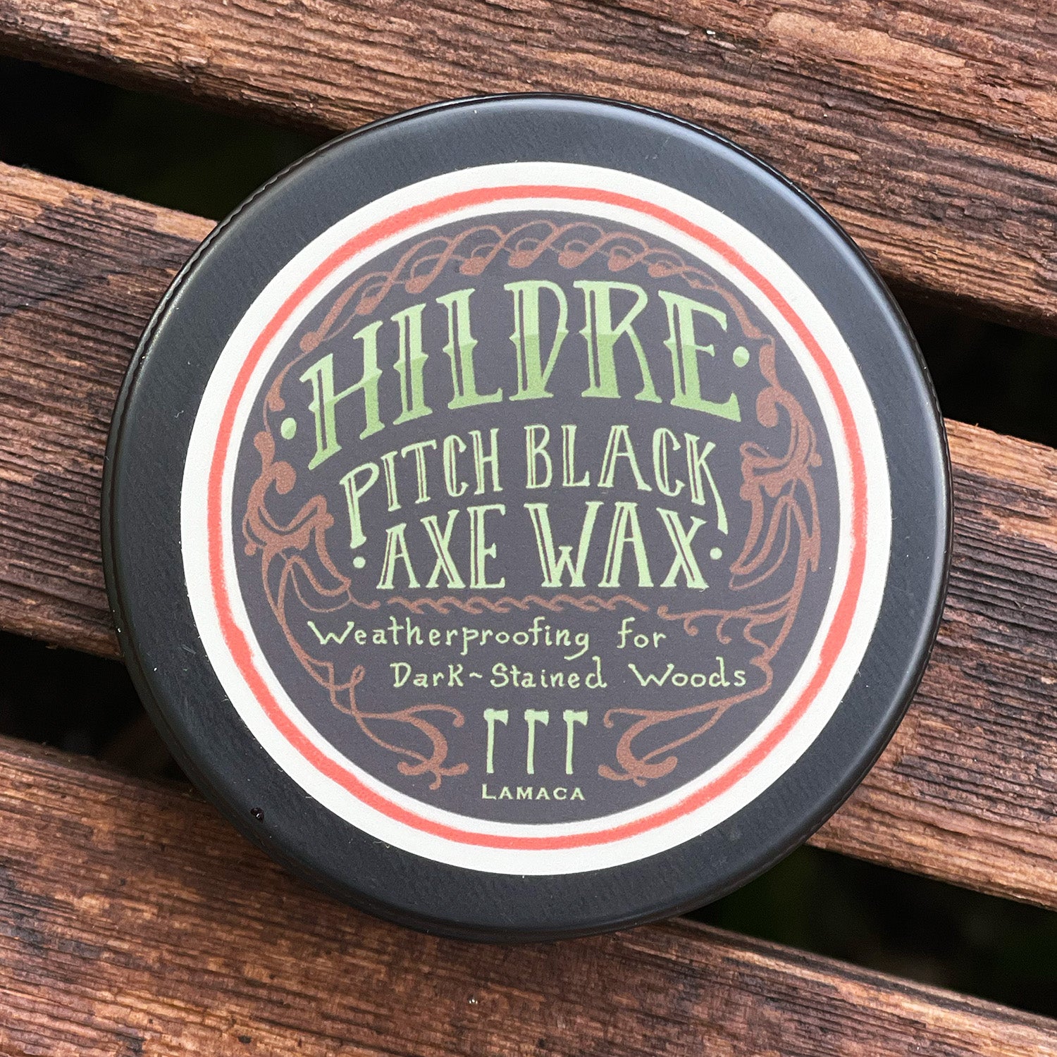 Hildre Pitch Black Axe Wax – LAMACA Handmade Axes